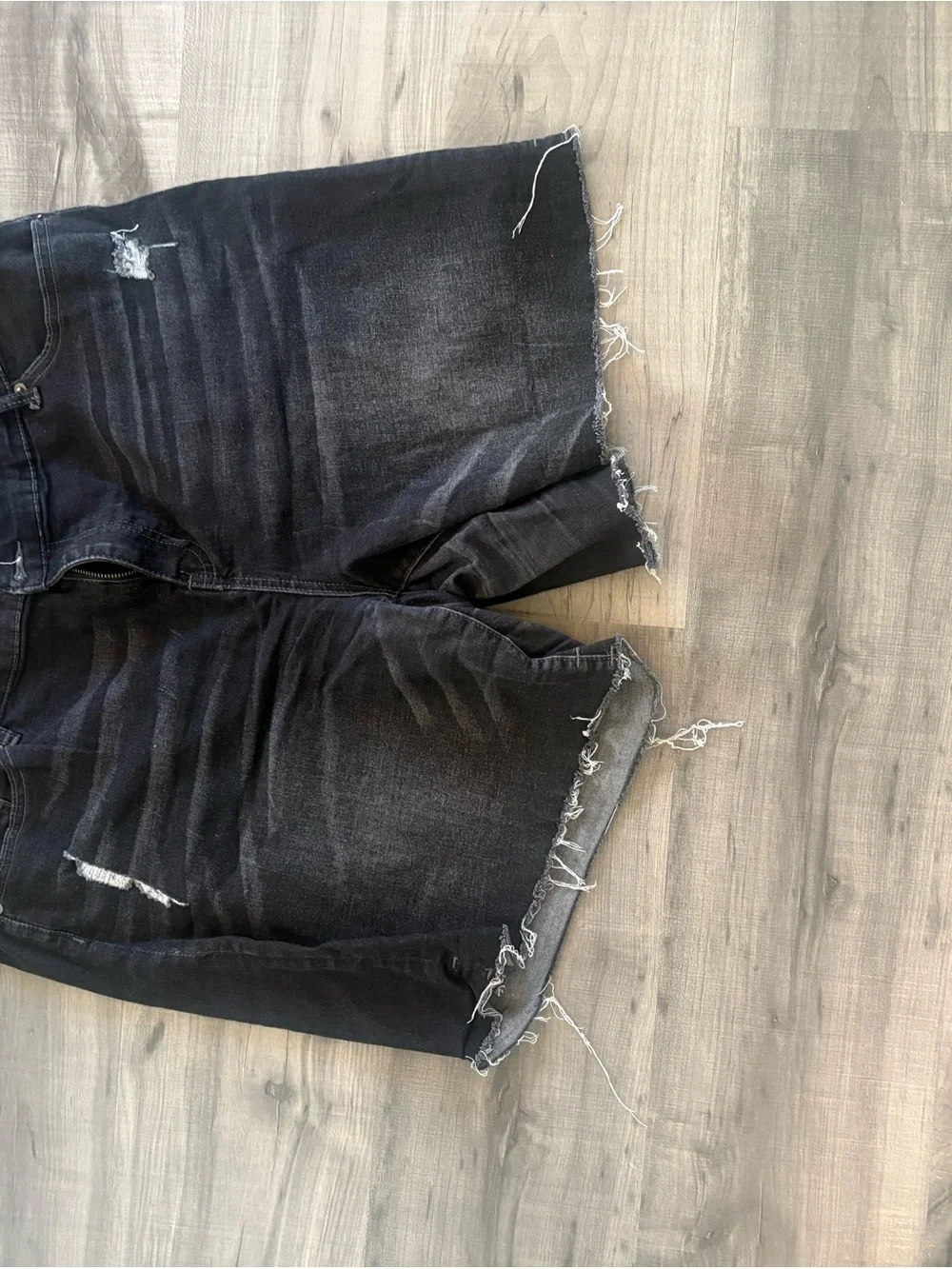 Classic Women’s Black Denim Bermuda Shorts